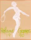 VARIOUS ARTISTS. ROLAND GARROS. Group of 4 posters. 1989-91 and 1999. Each approximately 29x22 inches, 75x57 cm. IML, Paris.